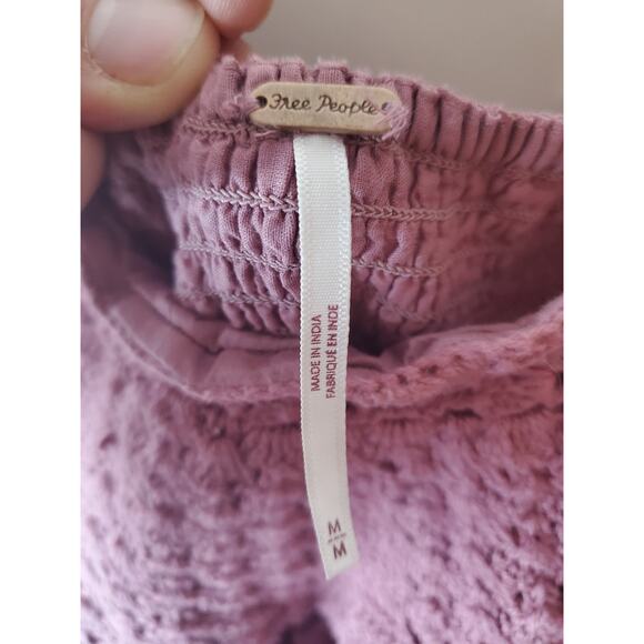 Free People Dried Currant (Mauve) Ari Mini Dress, Medium - Picture 6 of 7